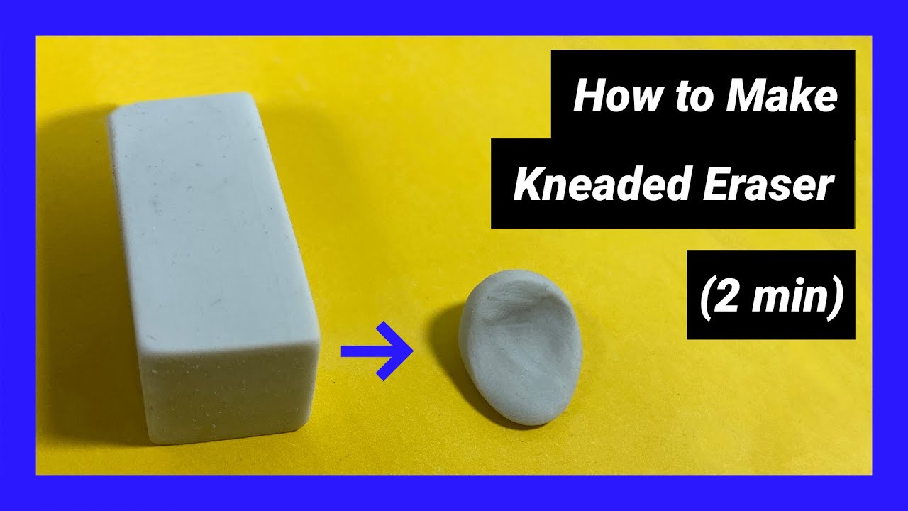 How to Use a Kneaded Eraser