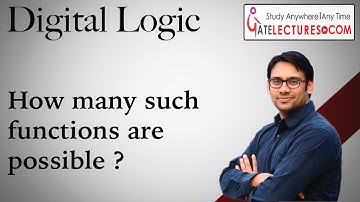Digital Logic 23  How many such functions are possible