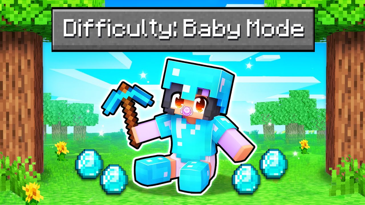 Download We Played Minecraft In "BABY MODE"!
