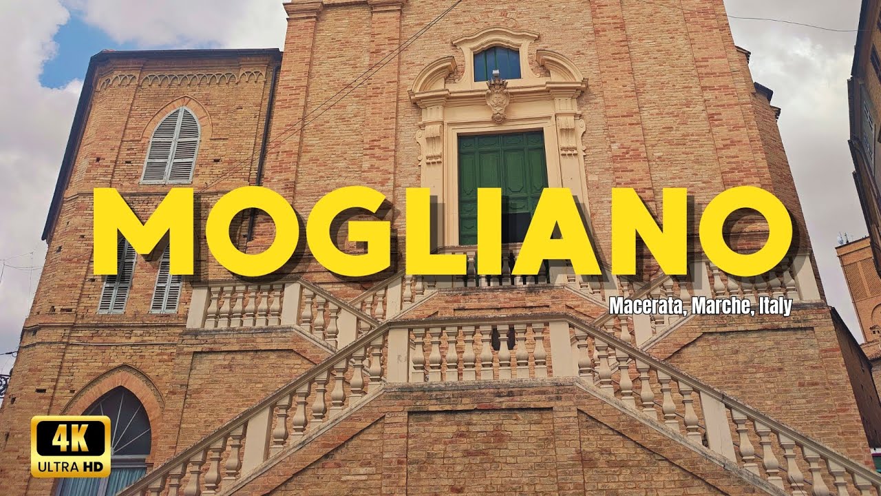 MOGLIANO, Marche WALKING TOUR 4K | A Journey to My Ancestral Roots