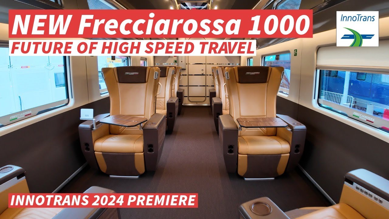 【4K】Frecciarossa 1000 Представлен на InnoTrans 2024: Самый Быстрый и Экологичный Поезд Италии