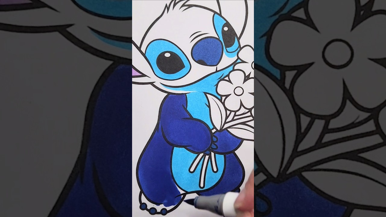 Disney's STITCH Coloring Page - Lilo & Stitch Coloring 