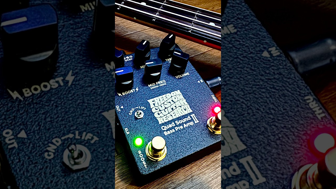 Quad Sound Bass Pre-Amp Ⅱ Limited Black - YouTube