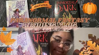 First Cozy Fall Reading Vlog | Read Black Paranormal Fantasy books with me