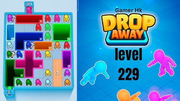 Drop Away level 229 hard level Walkthrough Solution 