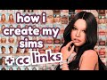 Create Pretty Sims ✨ Full CAS Tutorial + CC Links