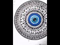 Evil eye mandala drawing🧿🎀