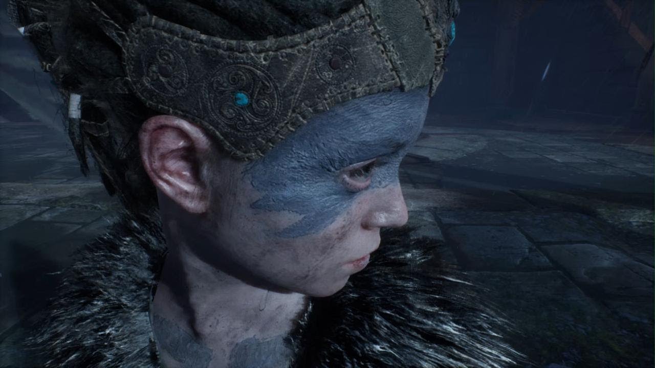 Hellblade: Senua's Sacrifice Hard mode zero damage mini-boss battle and enemy waves in Helheim