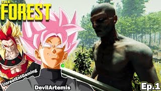 WHY ISN'T ZARBON HELPING?! Two Dragon Ball Fans Attempt To Build A Cabin - The Forest Multiplayer