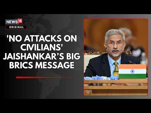 Jaishankar’s BIG BRICS Message on West Asia: “No Attacks on Civilians” | Middle East Conflict | N18G