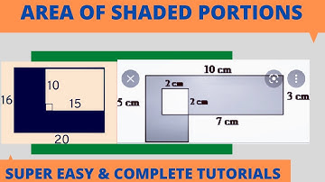 AREA OF SHADED PORTION(REGION) USING 2 SIMPLE METHODS (COMPLETE TUTORIAL)