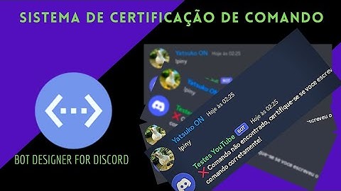 Sistema de certificação de comando | Bot Designer For Discord #21