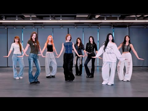 Hearts2Hearts 'ICONIC HEART' DANCE PRACTICE MIRRORED (4K)
