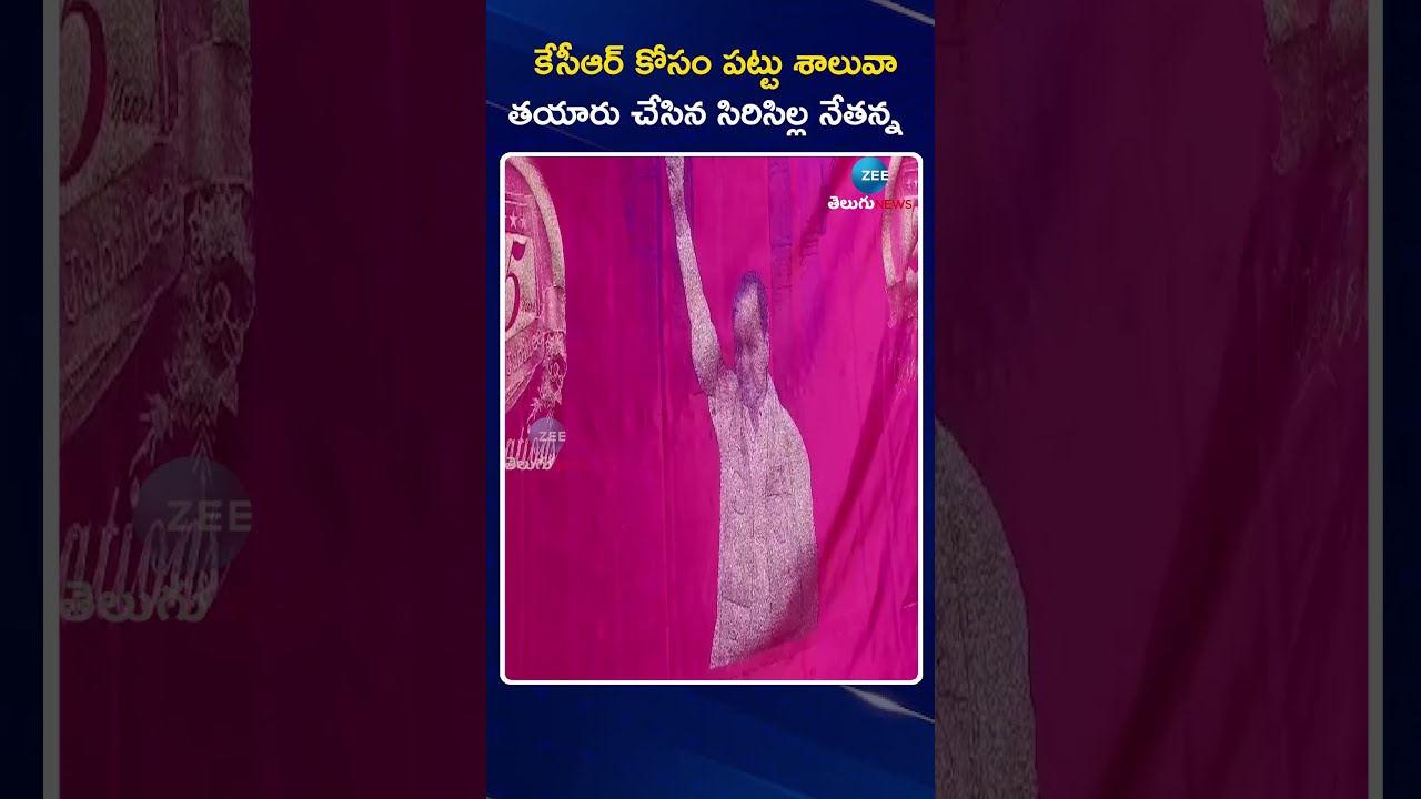 Sircilla Handloom Workers Affection on KCR | BRS Silver Jubilee Celebrations | ZEE Telugu News