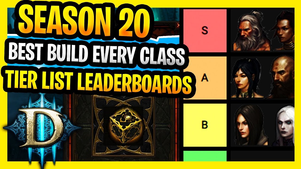 operation Staple kyst Diablo 3 Season 20 Tier List + Best Build For Every Class Season 20  Leaderboards Week 1 - YouTube