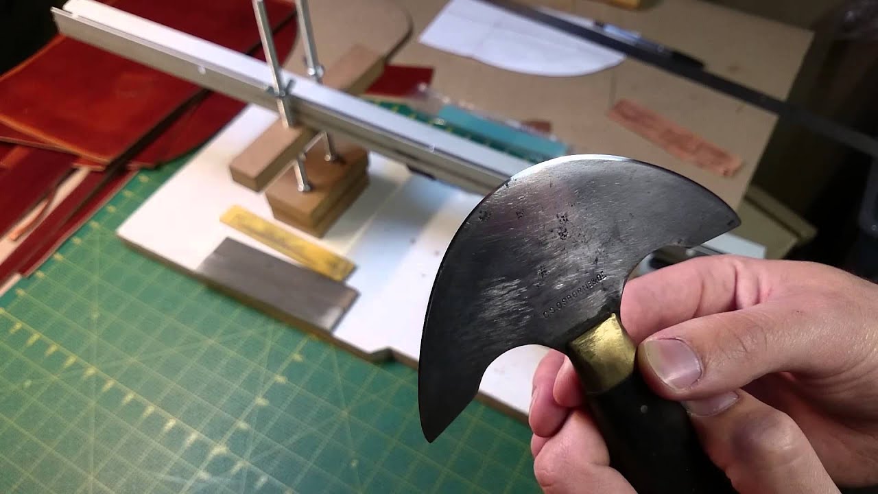 Andersen leather : Round knife sharpening jig version 3