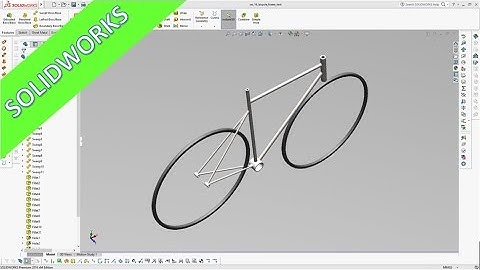 Bicycle Frame - Quick & Dirty - SolidWorks 2016 Training - Part Design
