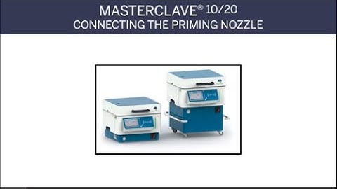 MASTERCLAVE® 10/20: Connecting the Priming Nozzles
