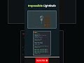 Hide Light Bulb 🤯#python #shorts#coding#viral