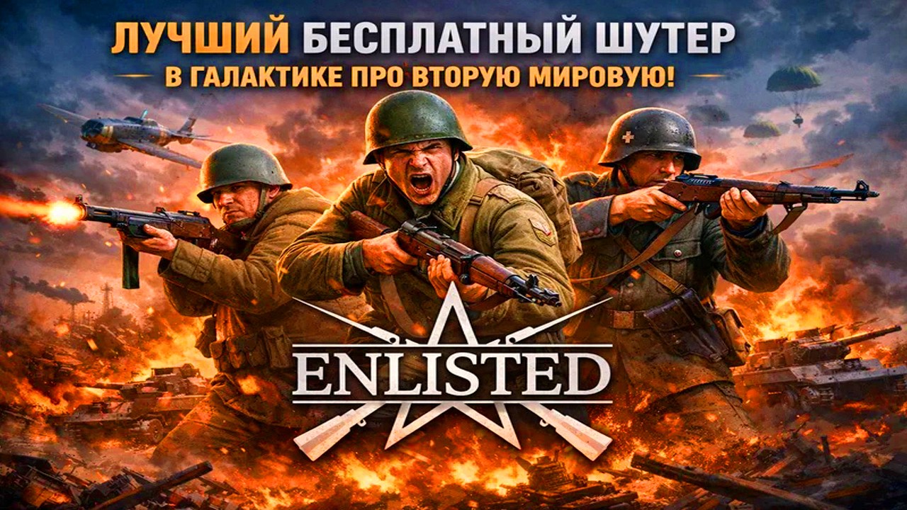 👑ЛУЧШИЙ БЕСПЛАТНЫЙ ШУТЕР В ГАЛАКТИКЕ ПРО ВТОРУЮ МИРОВУЮ! | Enlisted ⚔️