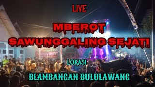 Live MBEROT SAWUNGGALING SEJATI Lokasi BLAMBANGAN BULULAWANG