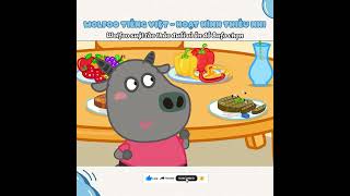 Wolfoo suýt tào tháo đuổi vì ăn đồ Bufo chọn 🥲 #wolfootiengviet #shorts #cartoon