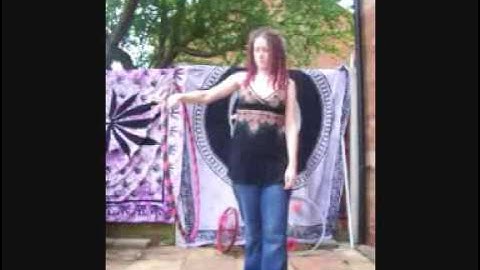 #13 Chemigals HOOP tutorial vertical step through, Slow motion vertically stepping in your hoop