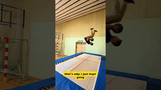 Basketball Trick-Shots from a Trampoline #parkour