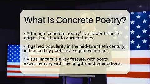 What Is Concrete Poetry? - The Language Library