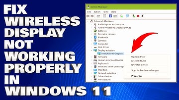 How To Fix Wireless Display Not Working Properly on Windows 11/10 [Solution]