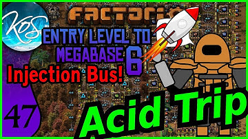 Factorio - Entry Level to Megabase 6: Injection Bus 47 - BUFFING BATTERIES