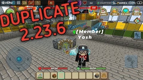 NEW DUPLICATION GLITCH 2.23.6 ||Blockman go || Skyblock