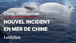 La Chine et les Philippines s’affrontent à coups de canon à eau en mer de Chine méridionale