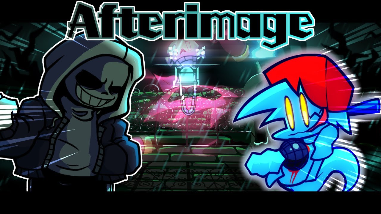 Afterimage / Alone but Murder Sans sings it! (FNF Cover)