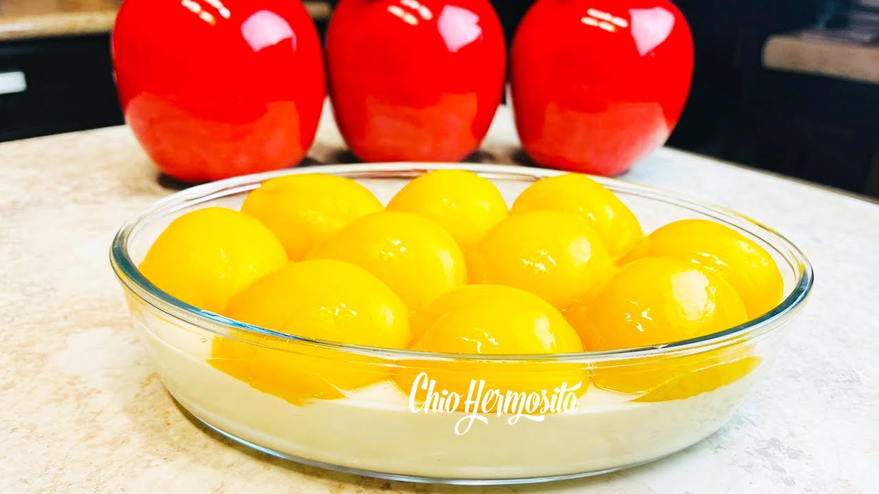 Postre De Durazno 🍑 /Delecioso😋con 3 leches / $Ventas / Fácil De Hacer .