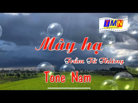 [KARAOKE] Mây hạ - Boston (Trầm Tử Thiêng - Pre.75) – Tone Nam (F#) – Cover by TMN