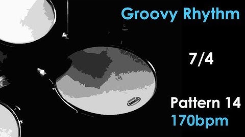 Groovy Rhythm FUNK ROCK Drum Loop with Changes Pattern 14 170bpm daniB5000