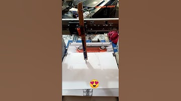 CnC plotter from old printer servomotor and rotary encoder..