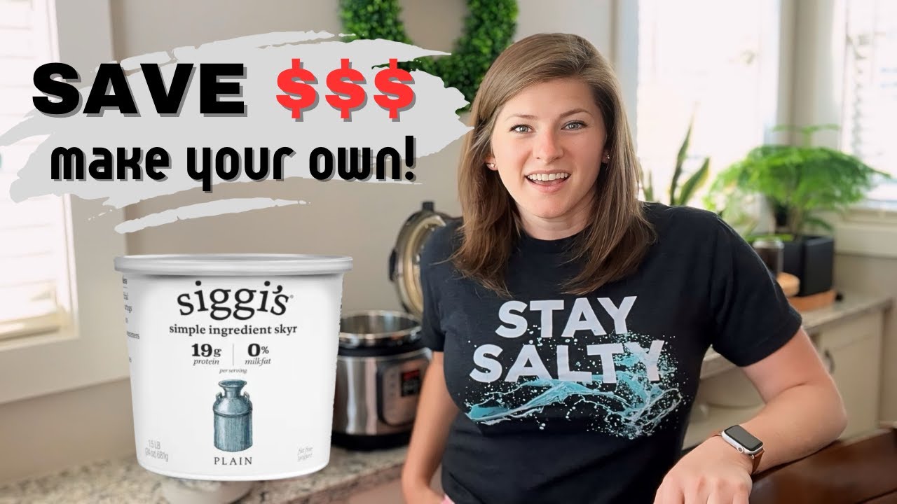 Мастер-класс по приготовлению скира своими руками || Исландский йогурт с высоким содержанием белк...