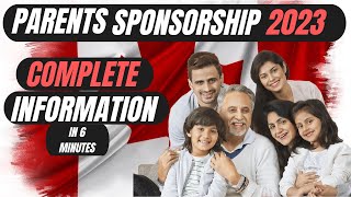 parents sponsorship canada 2023 | Prepare your application | All information