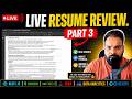 Resume Review for MERN, Java &amp; Data Analytics | Real Resume Analysis &amp; Job Tips 2026