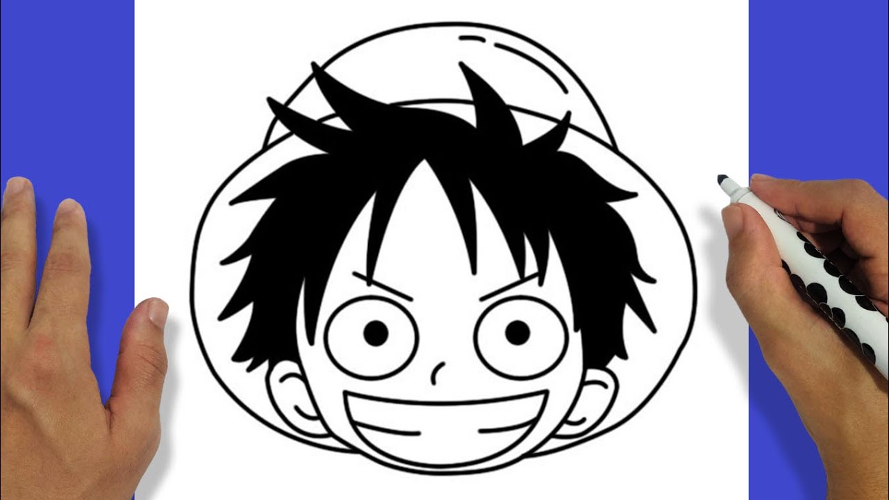 Eu fiz o Mokey D. Luffy espero que gostem ! (alguem me explica o que e  desenho original e desenho não original) : r/desenhos