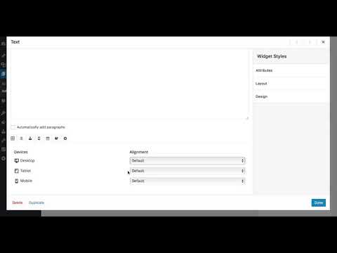 Customise your SiteOrigin Pagebuilder powered sites with more Widget Options