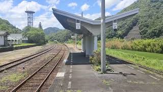 江川崎駅(JR予土線) 愛媛県境に近い静かな駅は、嘗て最高気温41度を叩き出した「西日本一暑い駅」