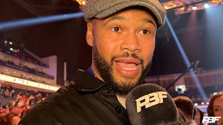 FRAZER CLARKE IMMEDIATE REACTION TO DANIEL DUBOIS DESTROYING FABIO WARDLEY