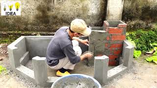 Garden Design Ideas | Turn Ugly Garden Corner Into a Beautiful Waterfall | Aquarium Garden