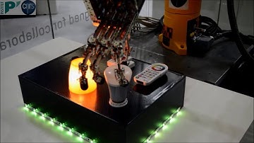 The new RoBioSS dexterous robot hand at SPS IPC 2016 in Nuremberg