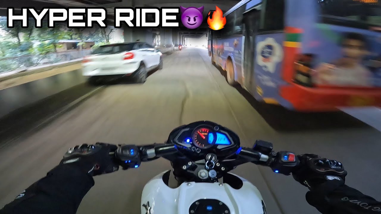 HYPER RIDE ON NS 200 BS6 POWERFUL MACHINE  RIDE REVIEW🔥