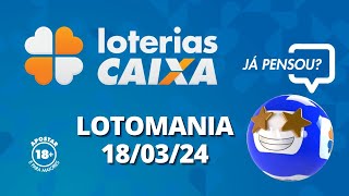 Resultado da Lotomania - Concurso nº 2598 - 18/03/2024