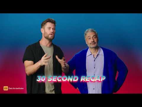 Marvel Studios' Thor: Love and Thunder | 30 Second Recap with Chris Hemsworth & Taika Waititi